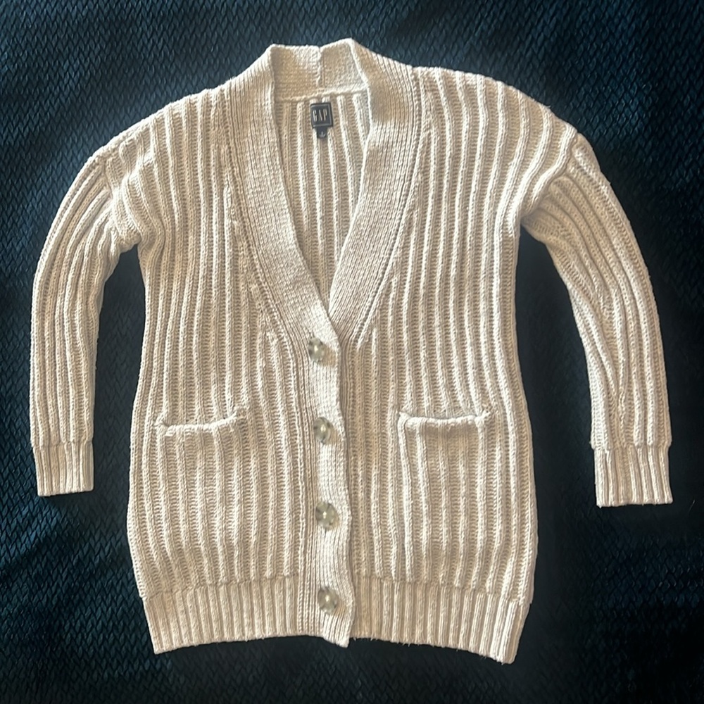 GAP Thick and Cozy Oversized Gray Sweater, Size S-M